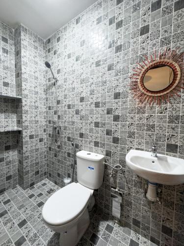 Shower, Taghazout Beachfront Apartment in Taghazout