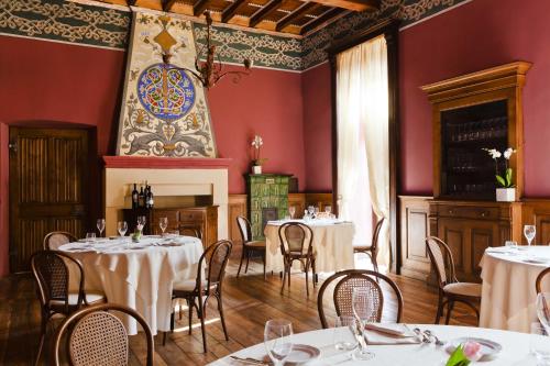 Étterem, Villa Soleil in Colleretto Giacosa