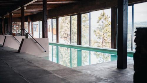 Peldbaseins, Hosteria El Durazno in Villa Jakanto