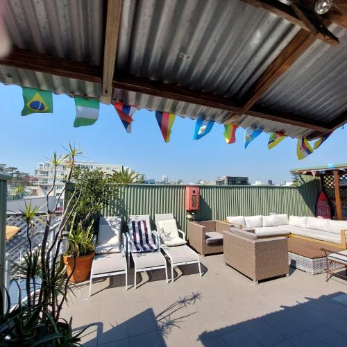 balkon/taras, Boardrider Backpackers and Budget Motel in Sydney