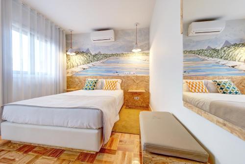1 double bed