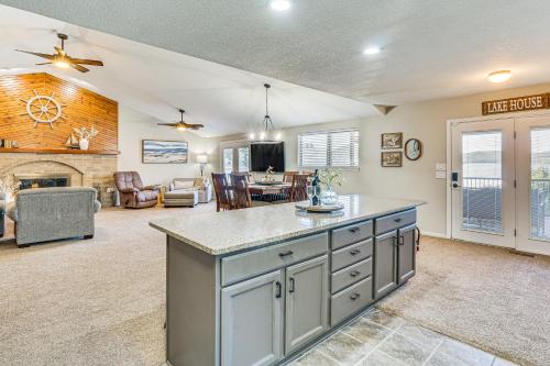 Lakefront Sunrise Beach Home with Dock and Water Slide! - image 13