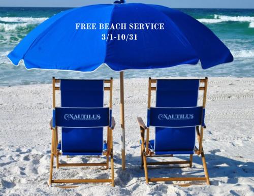 Nautilus 1601 - Gulf Front 2 Bedroom - 6th Floor - Huge Wraparound Balcony, Fort Walton Beach (Foto 3)