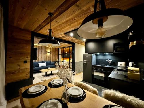 Kitchen, Appartement Chic et Cosy in La Plagne