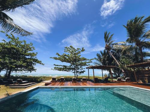 Swimming pool, Pousada da Amendoeira in Pessoa