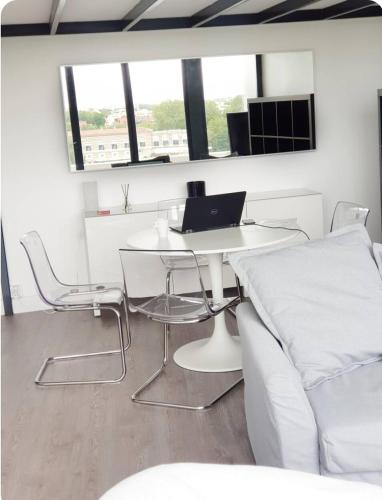 Loft climatisé vue fleuve parking gratuit, Toulouse (fotografie 6)