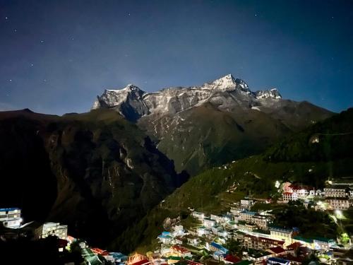 View, Namche Terrace in Everest Region (Nepal)