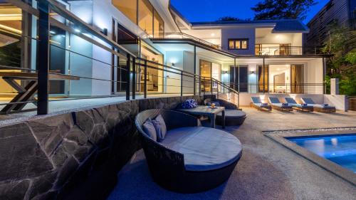 Baan seThai - Amazing Sea View Villa in Chaweng - 발코니/테라스