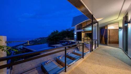 Baan seThai - Amazing Sea View Villa in Chaweng - 발코니/테라스