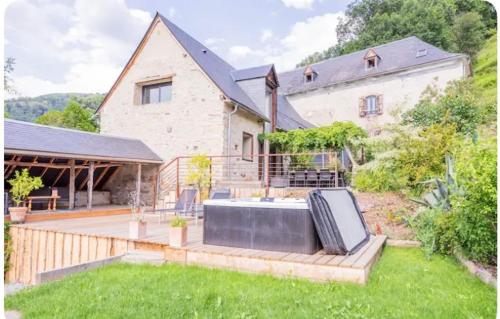 Villa de Lurp panorama spa 12 pers gîte à louer Agos-Vidalos