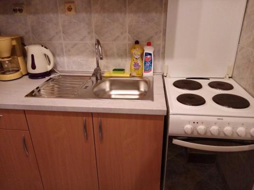 Konyha, Apartments Vanja Skara Biograd - Superior Two Bedroom Apartment with Terrace Trica in Biograd na Moru