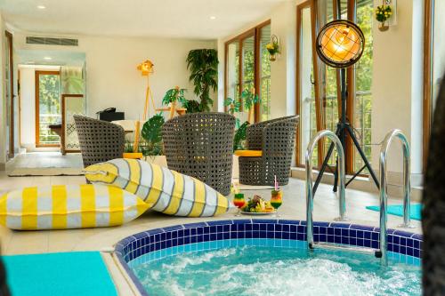 Karstais baseins, Cam Thermal Resort Hotel & Spa in Kızılcahamam