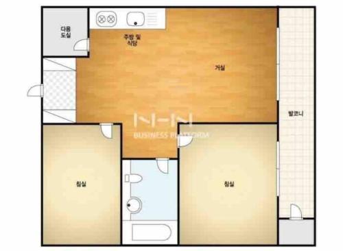 Maru house Tranquil and Airy Space for Long or Short Stays in Nowon 2 qeen bed, near market, air-conditioner, Samsung TV, Seoul (photo 7)