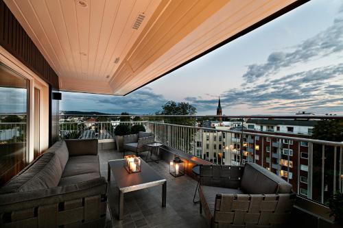 ระเบียง/ชานเรือน, Saga Apartments Oslo near ฟรอกเนอร์ปาร์ค