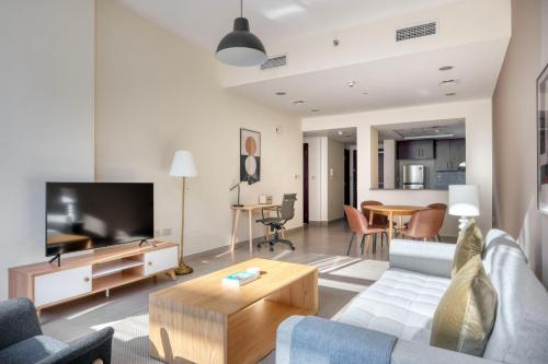 Blueground Culture Village sauna pool gym DXB-1464, Dubaj (fotografie 3)