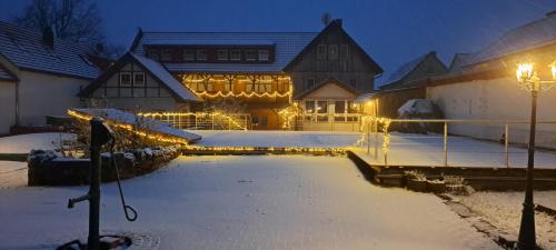 Viesnīcas āriene, B&B Talstation in Weberstedt