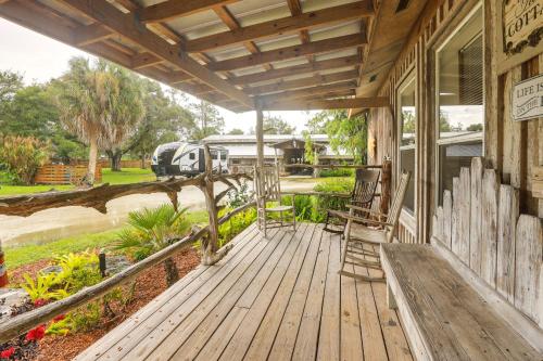 Cabin on 50-Acre Ranch in Palm City!