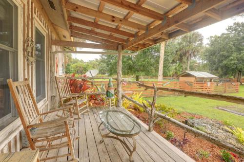 Pet-Friendly Cabin on 50 Acres in Palm City!