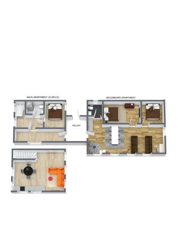 Spacious Double-Apartment for 10 in CPH City Center, Copenaghen (foto 3)