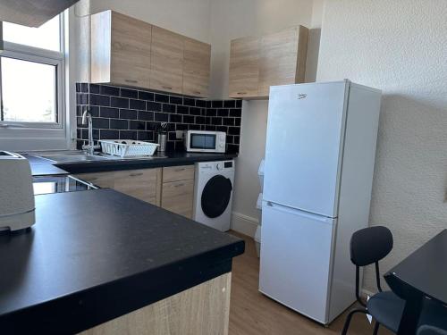 廚房, Central Colwyn Bay 2nd Floor Flat 3 in 科爾溫灣