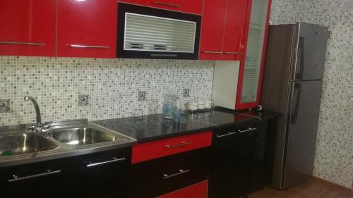 Κουζίνα, Tamila Guest House in Καζμπέγκι