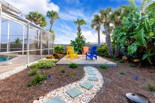 Létesítmények, Sandcastle Harbor Pool and FirePit in Ponce Inlet (FL)