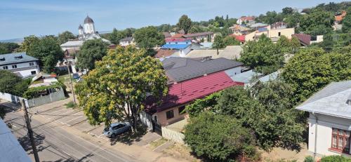 A szálláshely kívülről, Apartament Roman in Roman