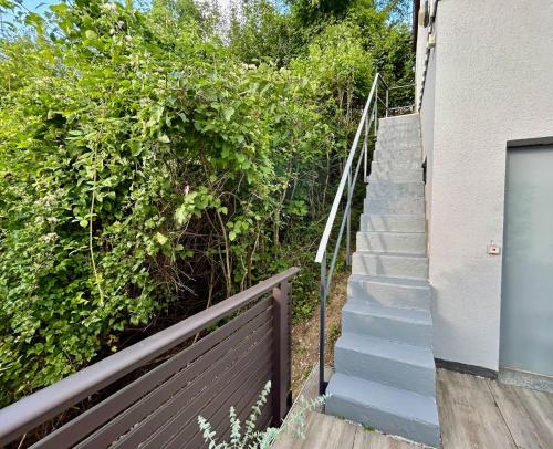 Balcony/terrace, Ferienwohnung Refugium in Deggenhausertal
