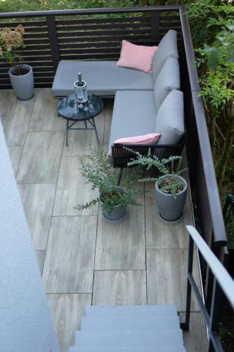 Balcony/terrace, Ferienwohnung Refugium in Deggenhausertal