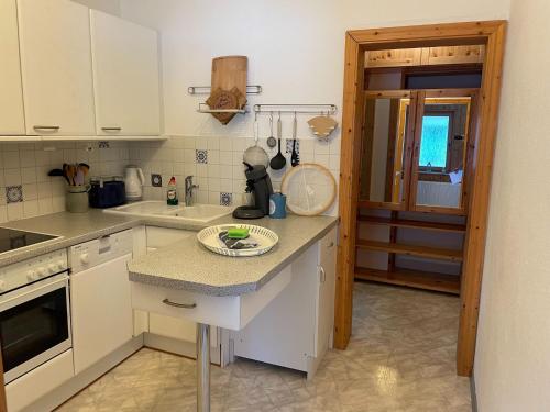 köök, Krusenhagen Apartment with Garden in Gross Stromkendorf
