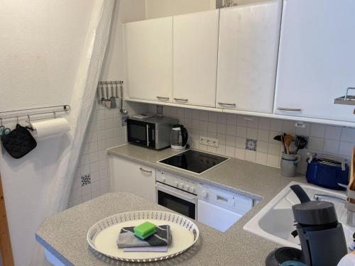 köök, Krusenhagen Apartment with Garden in Gross Stromkendorf