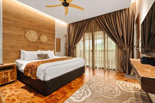 370 m² Huvila alueella Klebang, 4 makuuhuone(tta), 4 yksityistä kylpyhuone(tta) (Samaya Villa, Balinese 4bedrooms with Private Pool) in Klebang