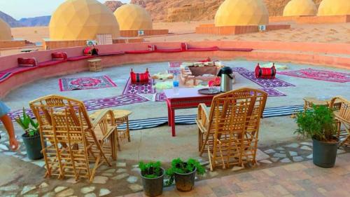 Ресторан, Wadi rum sand Delight camp in Ваді Рум