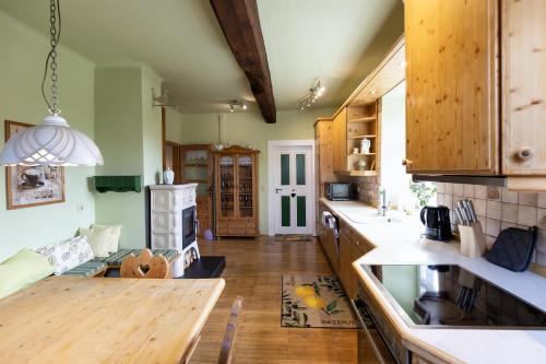 кухня, Ferienhaus Zur alten Linde in Elchweiler