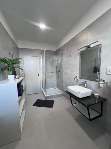 ห้องน้ำ, Ubytování Zátiší 3 Olomouc (Ubytovani Zatisi 3 Olomouc) in สลาโวนิน