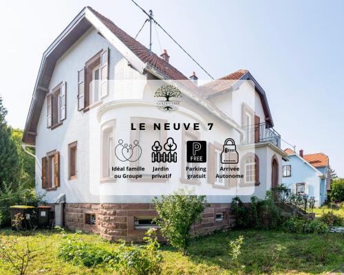 Maison Neuve Idéal groupe,famille, jardin privé gîte à louer Lochwiller