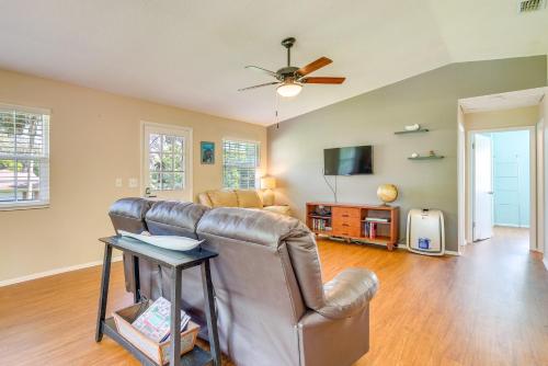 Relax Fireside: Riverfront Inglis Duplex w/ Dock in Inglis (FL)