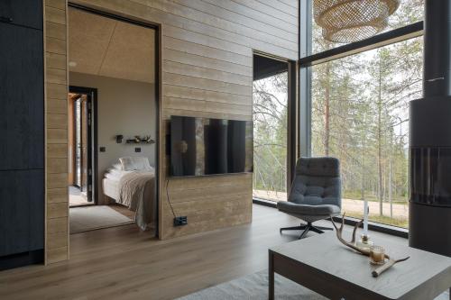 Facilities, Villa Arctic Trail, Apartment A - Aurora view hot tube - Sauna - Lapland holiday in Röhkömukka