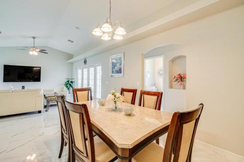 Canal-View Home with Grill in Cape Coral!
