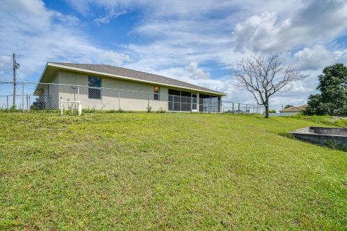 Canal-View Home with Grill in Cape Coral!