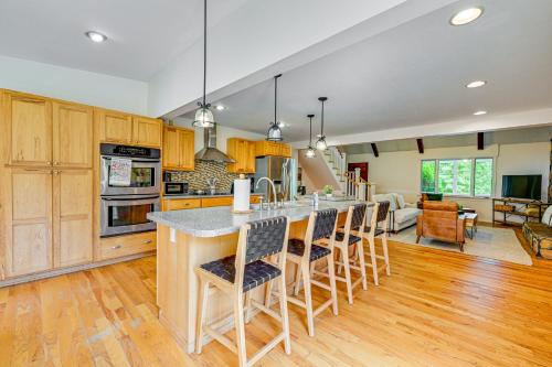Porch, Yard & Creek Access: Spacious Sylva Home! in Forest Hills (NC)