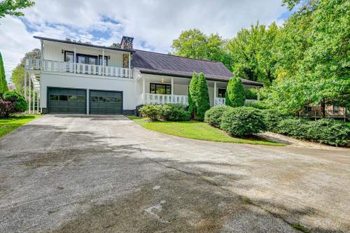 Porch, Yard & Creek Access: Spacious Sylva Home! in Forest Hills (NC)