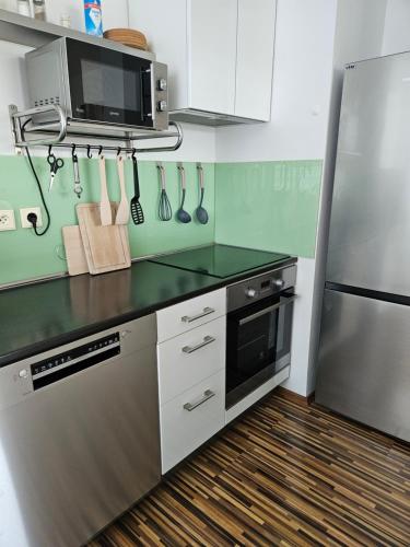 keittiö, Holiday Home Apartment Znojmo in Novy Saldorf-Sedlesovice