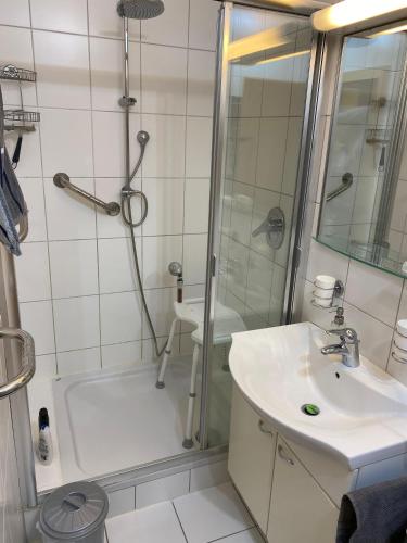Shower, Ferienwohnung Meschi in Neuleiningen