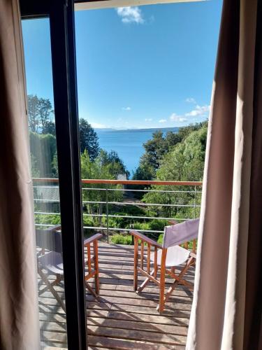 Erkély/terasz, Aparts y Cabañas Costa de Lago (Aparts y Cabanas Costa de Lago) in Villa Pehuenia