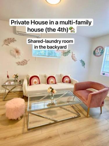 Pink Lovely Guest House 1BR near DTLA in Rosemead, USA