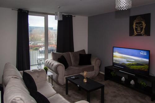 Luxury 2BR Near MCR City and Etihad Stadium, Manchester (foto 3)
