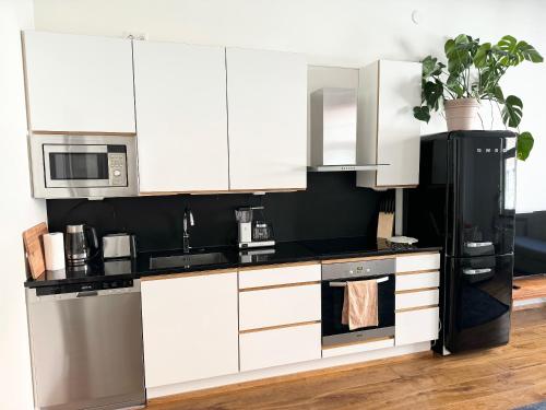 Konyha, HAKANIEMI luxury apartment Helsinki center, 24h check in in Hakaniemi