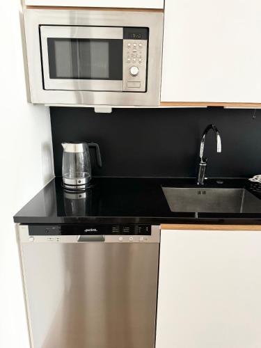 Konyha, HAKANIEMI luxury apartment Helsinki center, 24h check in in Hakaniemi