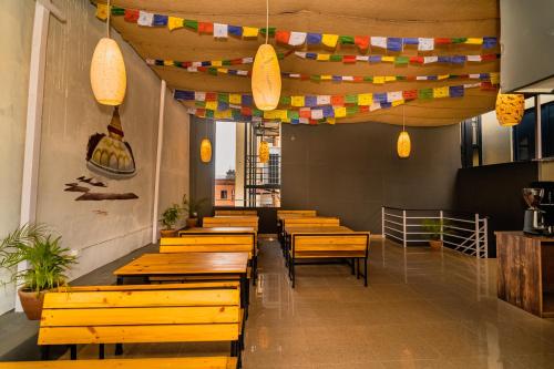 Restaurant, Hotel Aashraya Home in Katmandou
